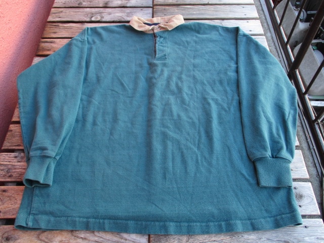 USED 90年代 LL(BEAN)ビーン USA製 Rugby(ラガー)シャツ風 襟 USED 90年代 LL(BEAN)ビーン USA製 Rugby(ラガー)シャツ風 襟