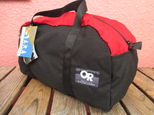 【90'sビンテージ】トートバッグ　レザーハンドル　アメリカ製　アウトドア 90'sビンテージ】トートバッグ レザーハンドル アメリカ製