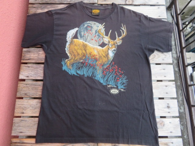 USED 90ǯ�� USA�� �������å� ���饷�å��ԥ���� ���륯 �� XL tsh614