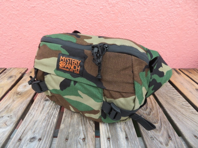 美USED 2015年製 USA製 ミステリーランチ ヒップモンキー ウッドランド