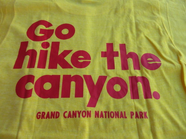 ����USED 80S �ӥ�ơ��� ��GO HIKE THE CYANON�� �����ɥ���˥���ʥ���ʥ�ѡ��� T����� ���� M tsh350