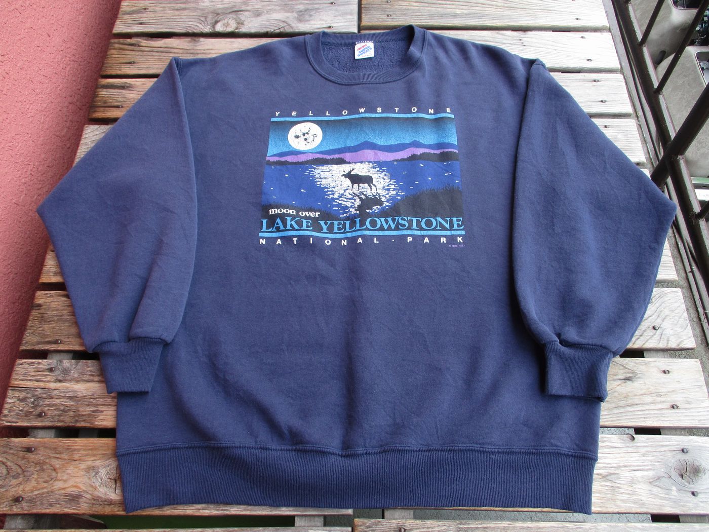 USED 90年頃 USA製 【LAKE YELLOWSTONE】 イエローストーンナショナル