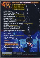 BLACK SABBATH / THE BEST OF TOUR DOWN UNDER 2013 (1DVD-R) JOHANNA LIVE SEQUENCED / JPD-LS-004