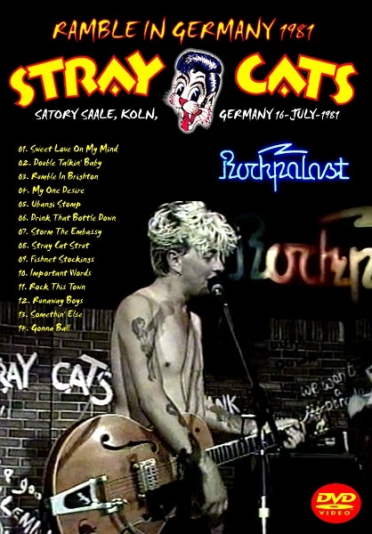 STRAY CATS / RAMBLE IN GERMANY 1981 (1DVD-R) FOXBERRY / FBVD-015