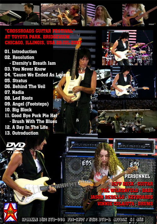 JEFF BECK / CROSSROADS GUITAR FESTIVAL 2007 (1DVD-R) SPARKLE