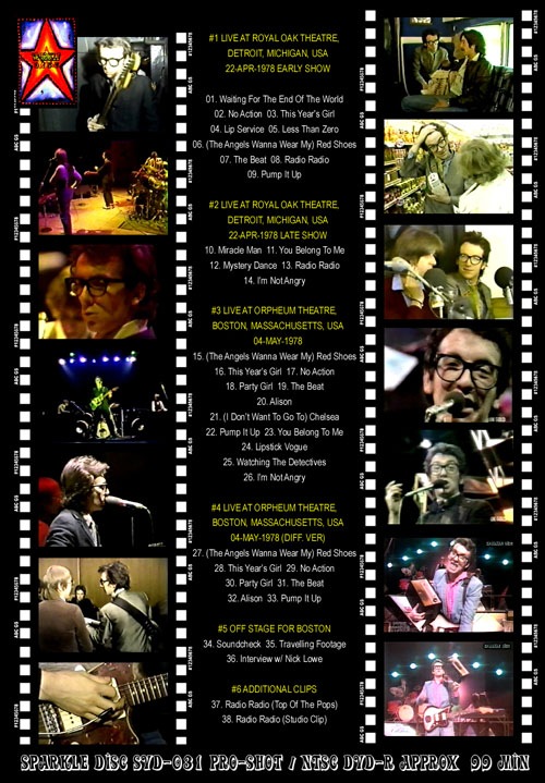 ELVIS COSTELLO & THE ATTRACTIONS / THE LOST TOUR FILM 1978