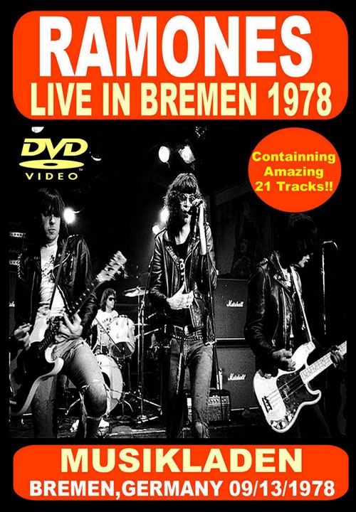 RAMONES / LIVE IN BREMEN 1978 (1DVD-R) FOOTSTOMP / FSVD-002