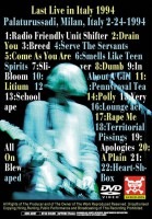 NIRVANA / LAST LIVE IN ITALY (1DVD-R) SKULL DISC / SKDVD-005