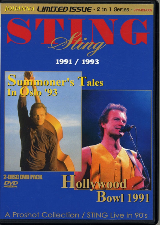 STING / 1991/1993 (2DVD-R) JOHANNA / JPD-EX-009