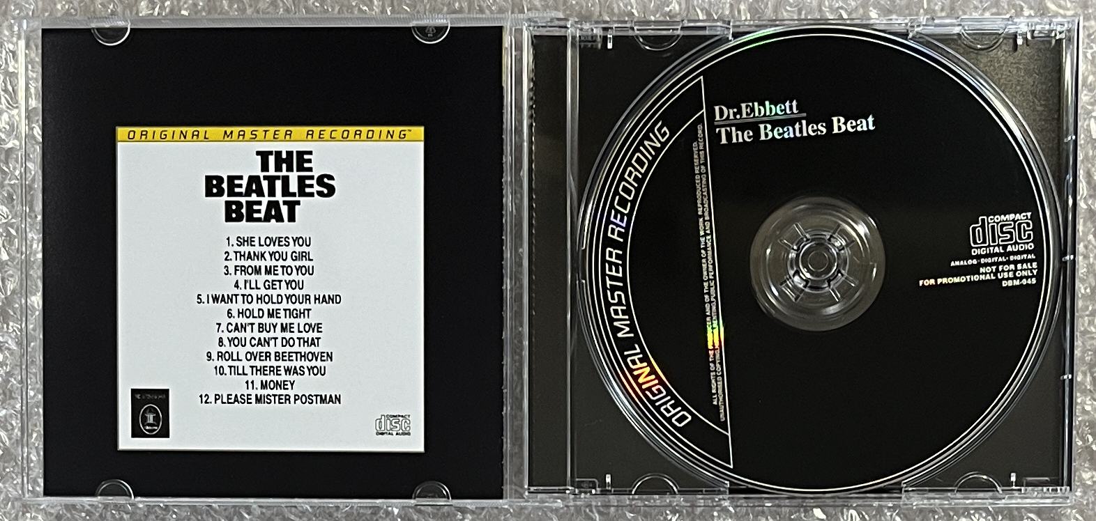 BEATLES / THE BEATLES BEAT: GERMAN STEREO LP - ODEON (1CD