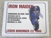IRON MAIDEN / LEIDEN NOVEMBER 23, 1986 (2CD-R) BLUE-U 254