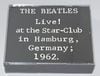 BEATLES / LIVE! AT THE STAR-CLUB IN HAMBURG, GERMANY; 1962 (2CD) QUARTER APPLE / PCS7288/7289