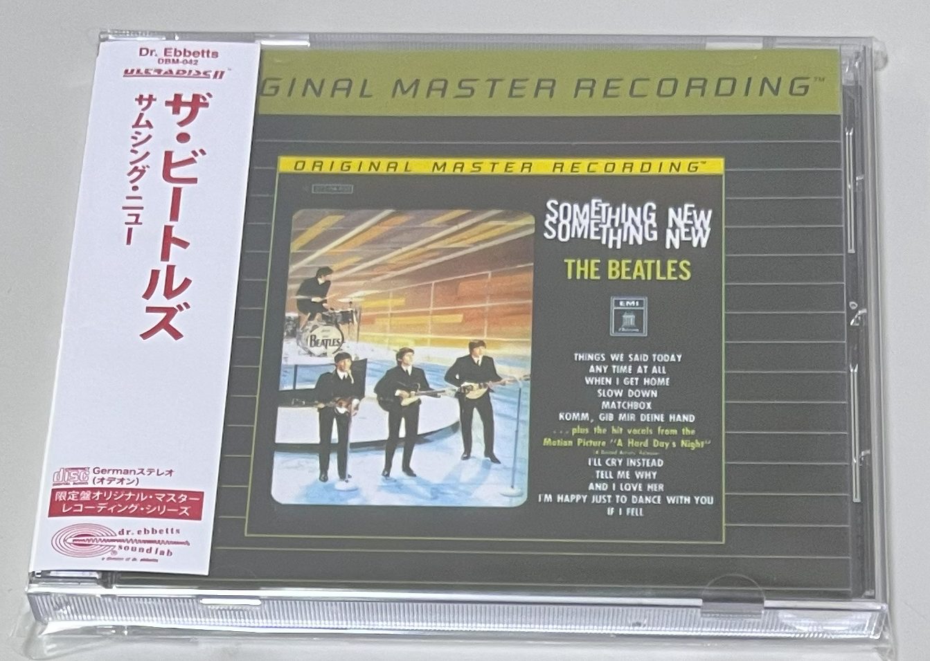 BEATLES / SOMETHING NEW: GERMAN STEREO LP - ODEON (1CD) DR.EBBETTS