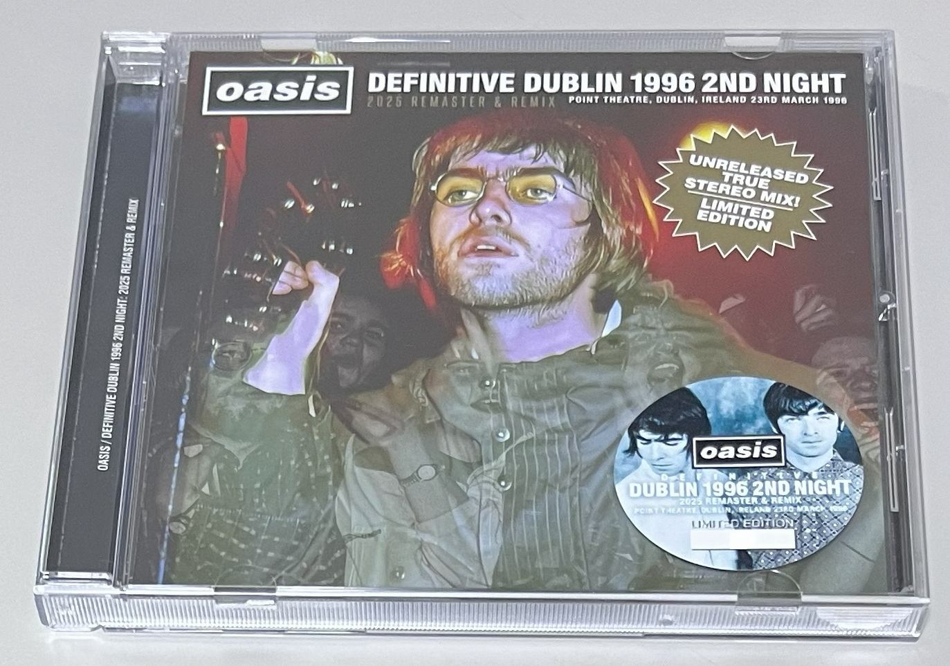 OASIS / DEFINITIVE DUBLIN 1996 2ND NIGHT: 2025 REMASTER