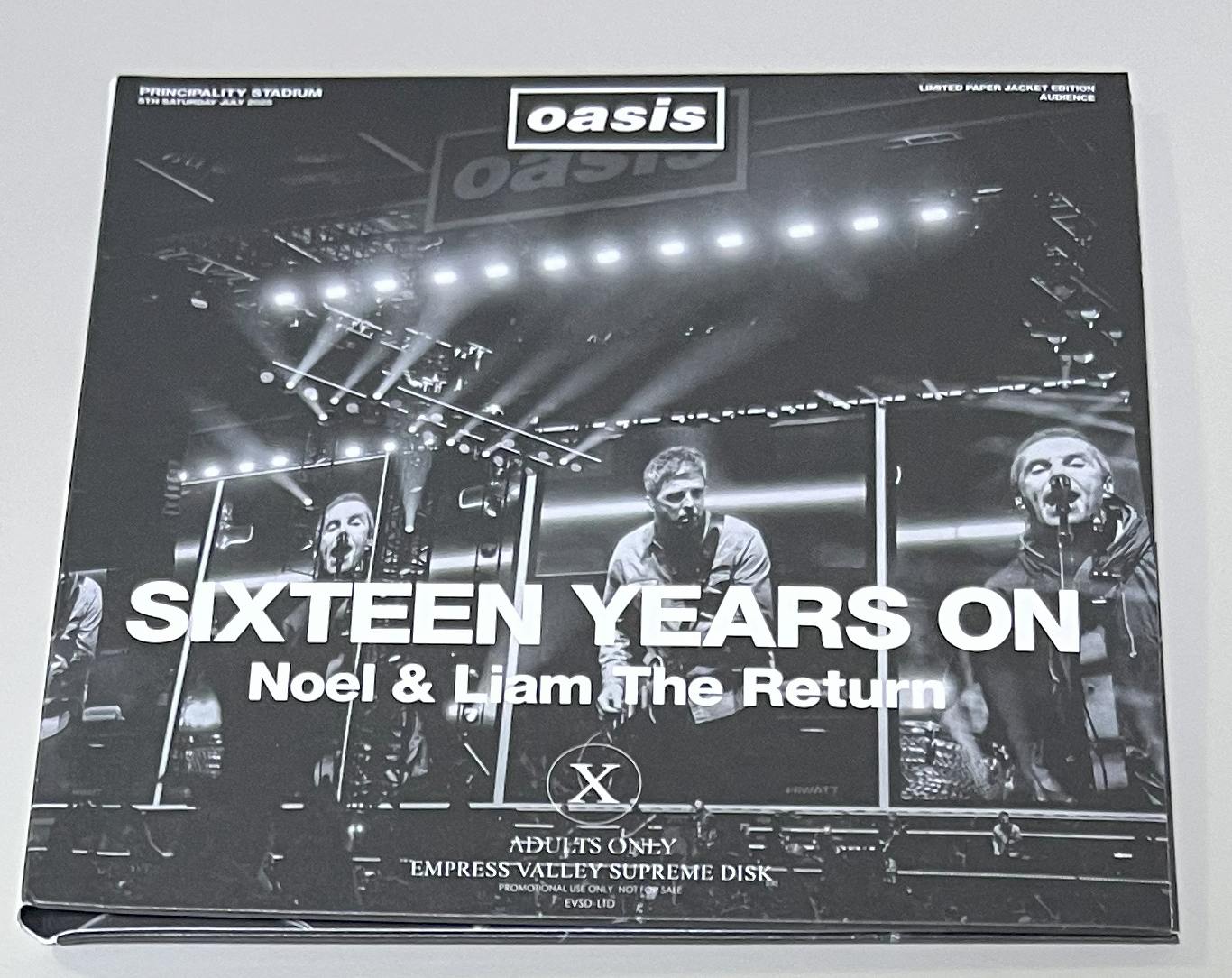 OASIS / SIXTEEN YEARS ON (2CD) EMPRESS VALLEY SUPREME DISC