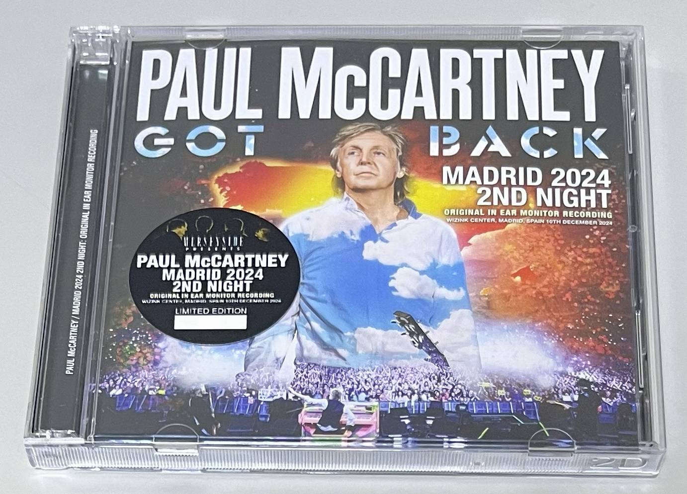 PAUL McCARTNEY / MADRID 2024 2ND NIGHT: ORIGINAL IN EAR