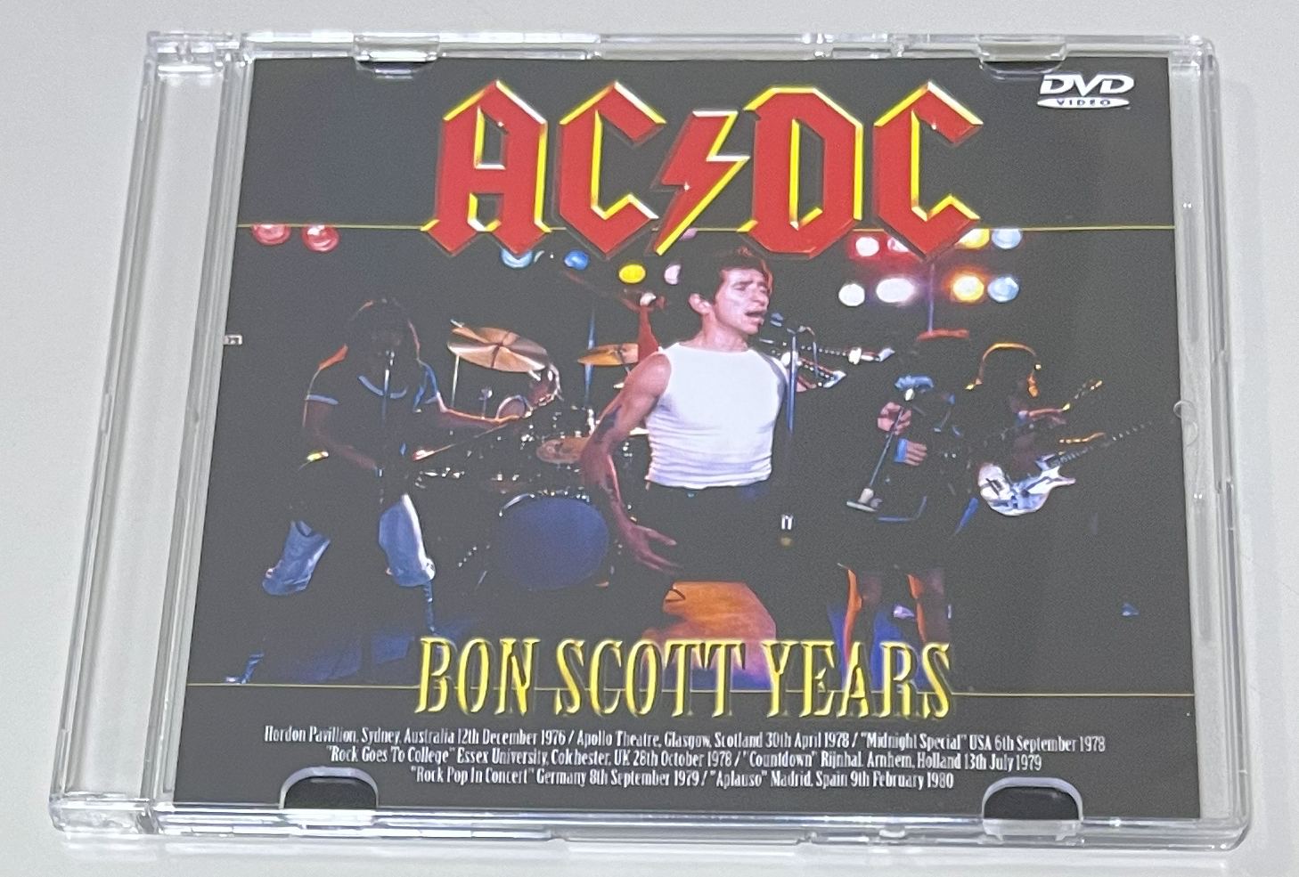 AC/DC / BON SCOTT YEARS (1DVD-R) GIFT TITTLE | 中古品HR/HM,数字-A-B-C-D-E-F ...