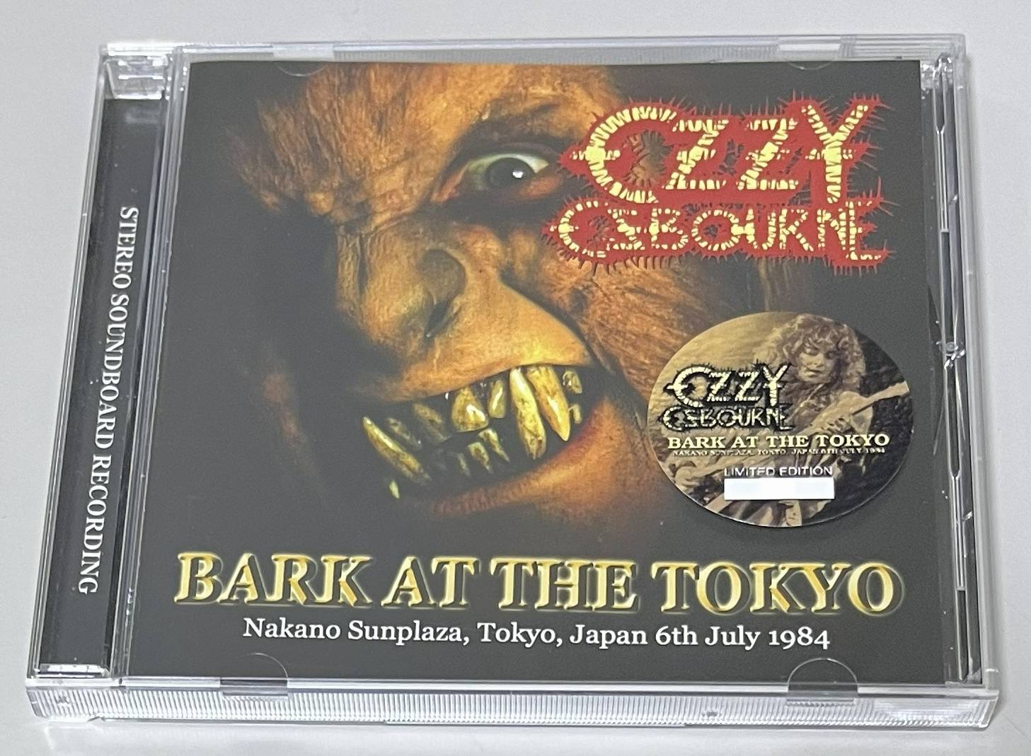ホラーM 8月号・11月号セット OZZY OSBOURNE / BARK AT THE TOKYO (1CD) ZODIAC 064 | 中古品