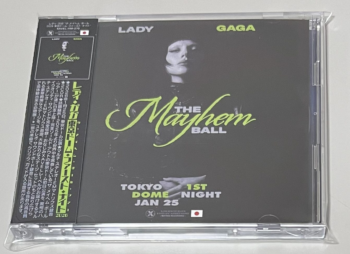 LADY GAGA / THE MAYHEM BALL TOUR TOKYO 1ST NIGT (2CD-R) XAVEL