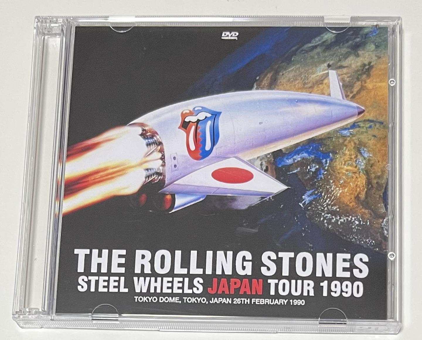 ROLLING STONES スティールホイールズジャパンツアーグッズ 1990 ROLLING STONES / STEEL WHEELS JAPAN TOUR 1990 (2DVD-R) GIFT TITTLE