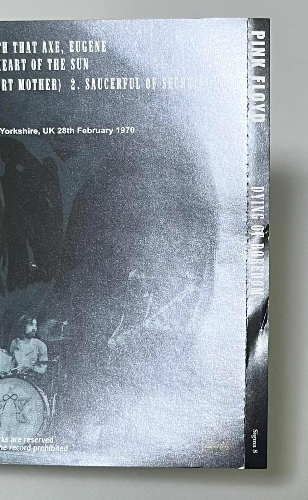 PINK FLOYD / DYING OF BOREDOM (2CD) SIGMA 8