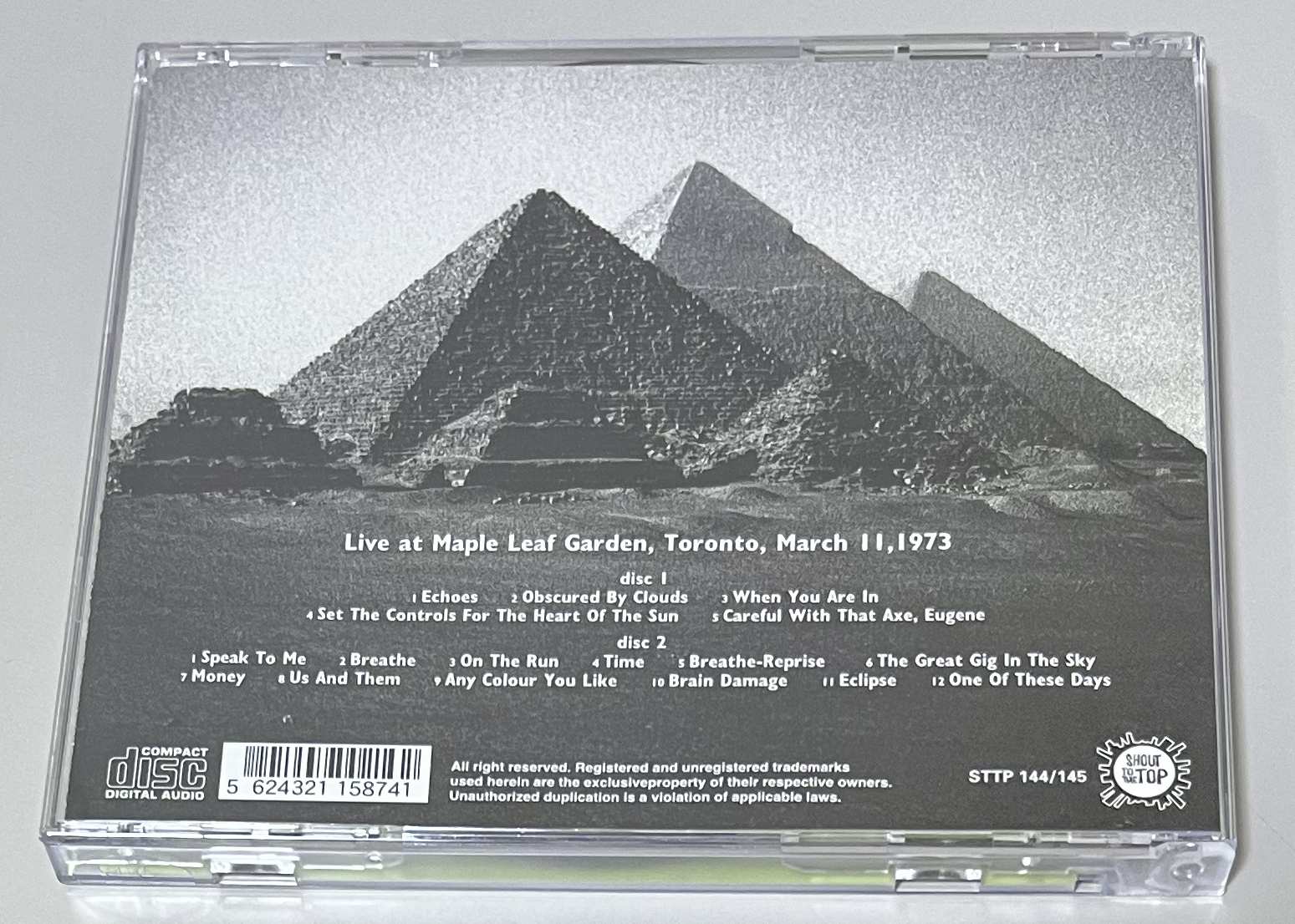PINK FLOYD / MAPLE PRISMS (2CD) SHOUT TO THE TOP / STTP 144/145
