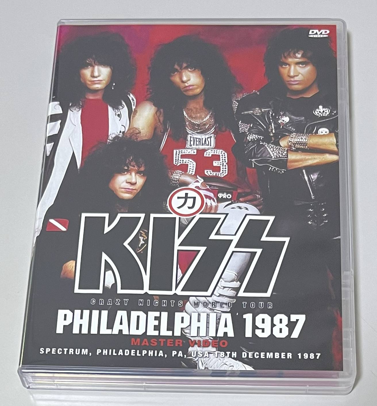 KISS /  PHILADELPHIA 1987 MASTER VIDEO (1DVD) NO LABEL