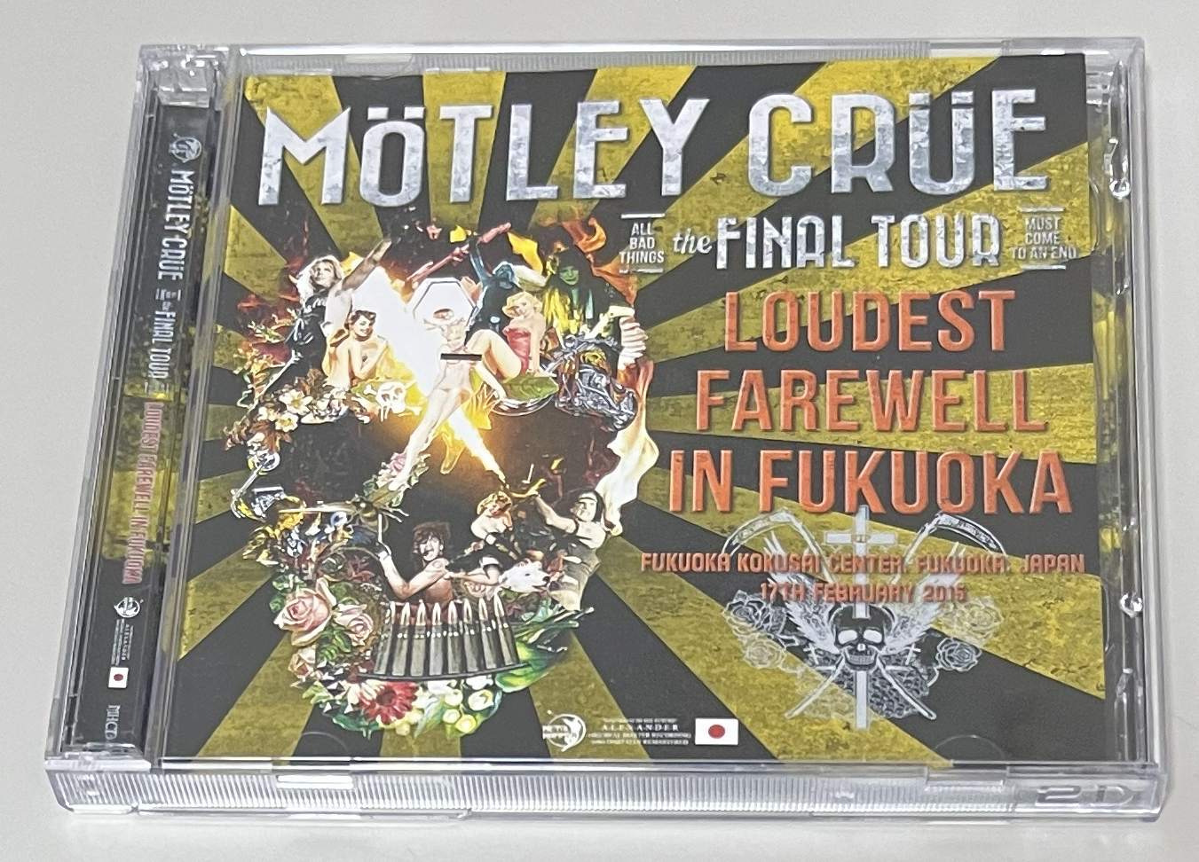 MOTLEY CRUE / LOUDEST FAREWELL IN FUKUOKA (2CD-R) METAL HAMMER / MHCD-190