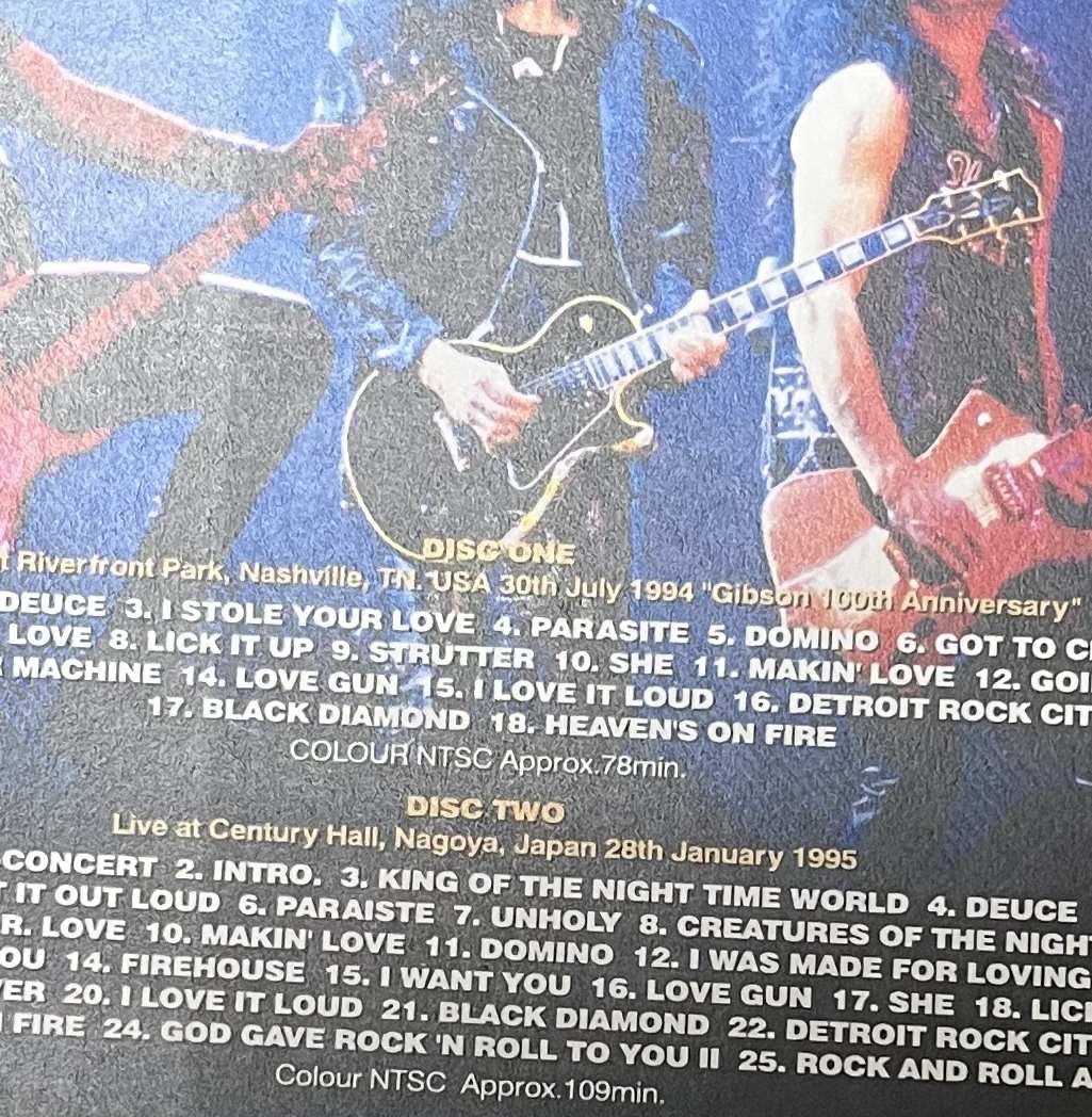 KISS / KISS MY ASS TOUR 1994-1995 (2DVD-R) GIFT TITTLE | 中古品HR