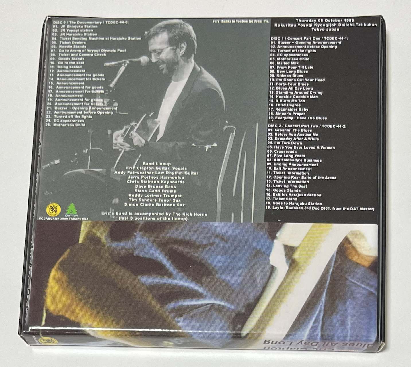 洋楽 Eric Clapton / E. C. KING Tarantura ERIC CLAPTON / BLUES ALL DAY LONG (3CD BOX) TARANTURA / TCDEC-44-1