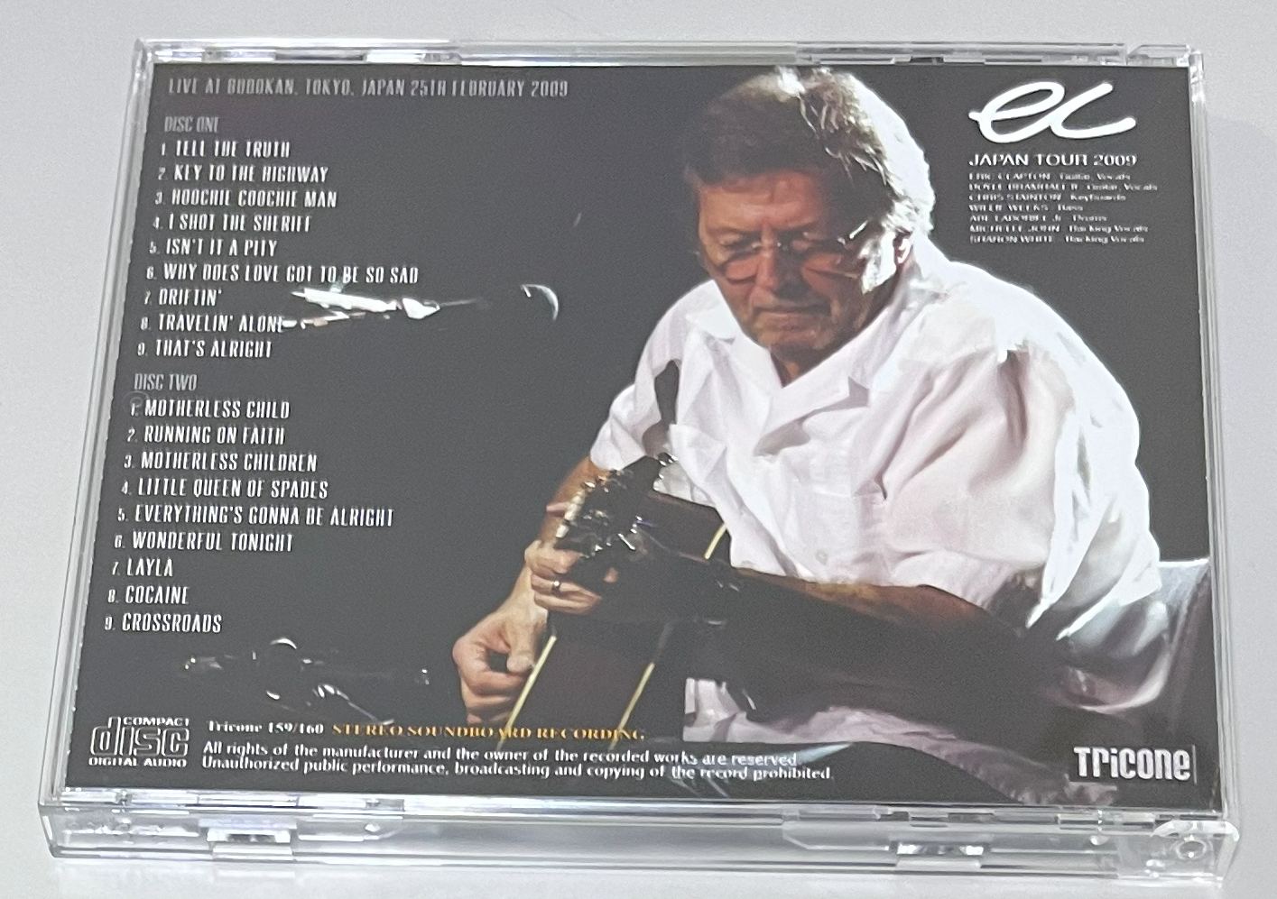 ERIC CLAPTON / BUDOKAN 2009 5TH NIGHT + BUDOKAN 2009 5TH NIGHT: THE VIDEO (2CD+1DVDR) TRICONE 159/160