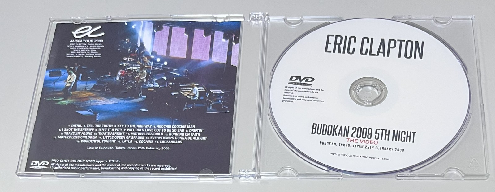 ERIC CLAPTON / BUDOKAN 2009 5TH NIGHT + BUDOKAN 2009 5TH NIGHT: THE VIDEO (2CD+1DVDR) TRICONE 159/160