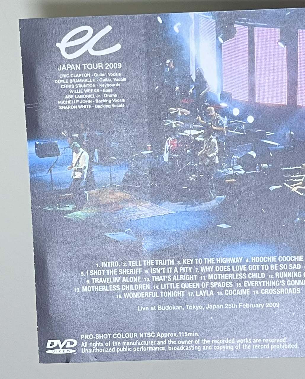 ERIC CLAPTON / BUDOKAN 2009 5TH NIGHT + BUDOKAN 2009 5TH NIGHT: THE VIDEO (2CD+1DVDR) TRICONE 159/160