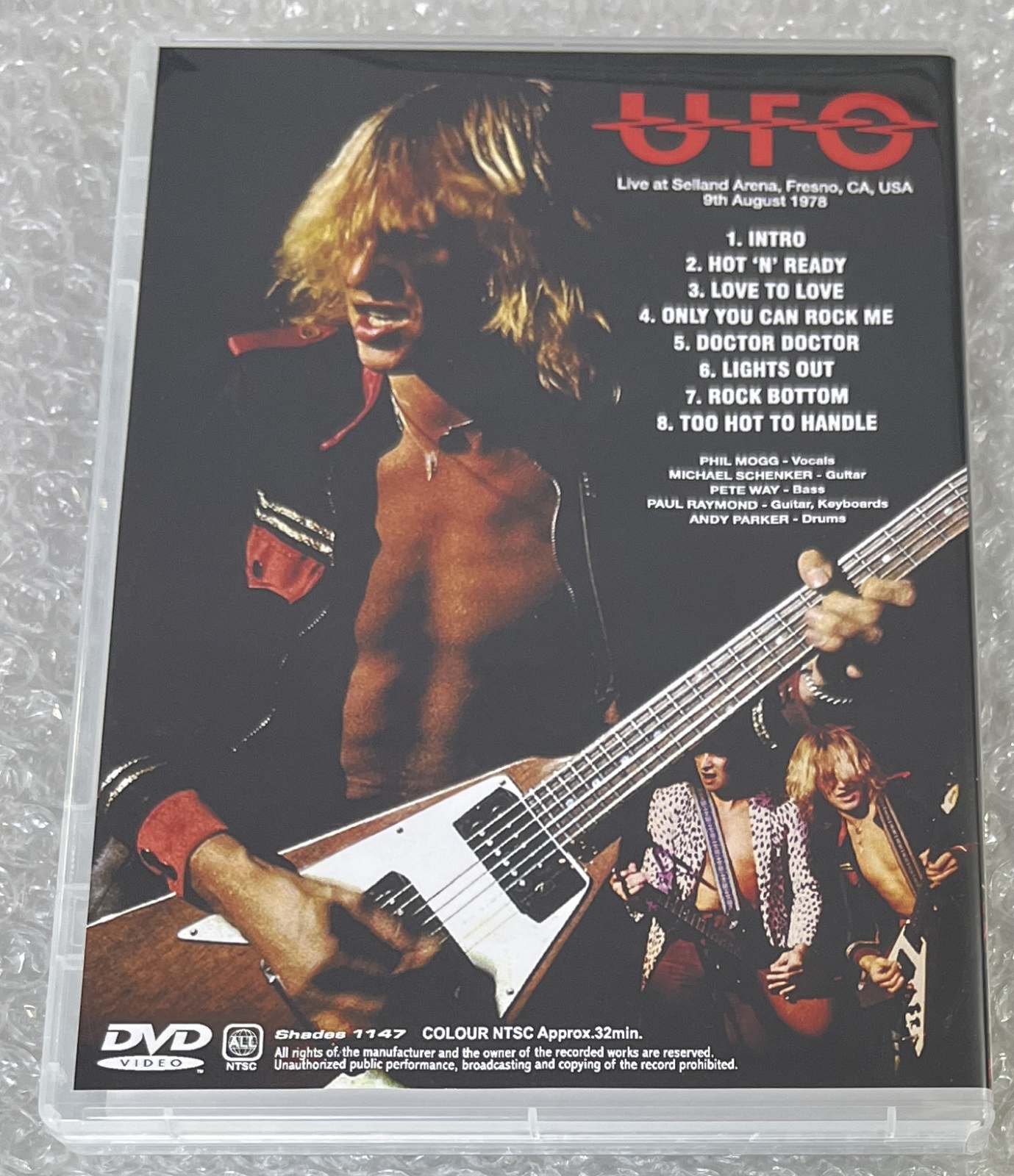 UFO / FRESNO 1978 THE VIDEO (1DVD-R) SHADES 1147