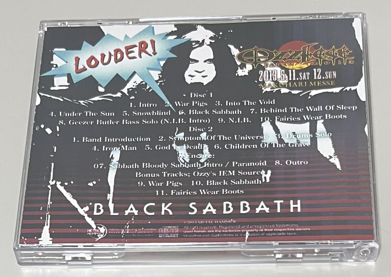 BLACK SABBATH / LOUDER! (2CD-R) METAL HAMMER / MHCD-134