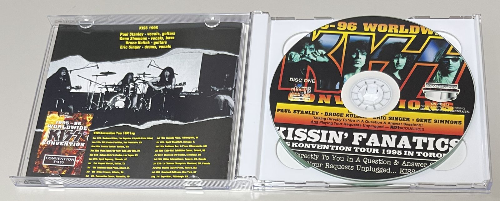 KISS / KISSIN' FANATICS (2CD-R) METAL SWORD RECORDS / MS CD 671/72
