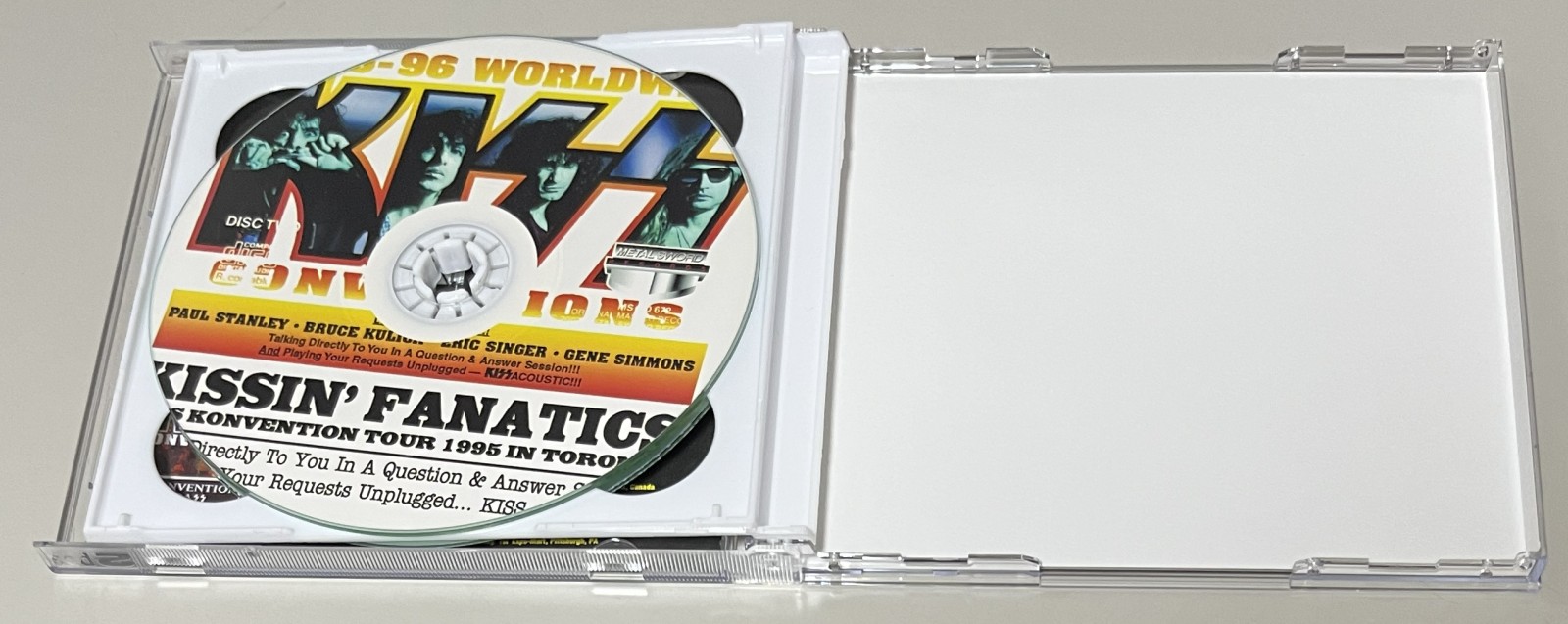 KISS / KISSIN' FANATICS (2CD-R) METAL SWORD RECORDS / MS CD 671/72