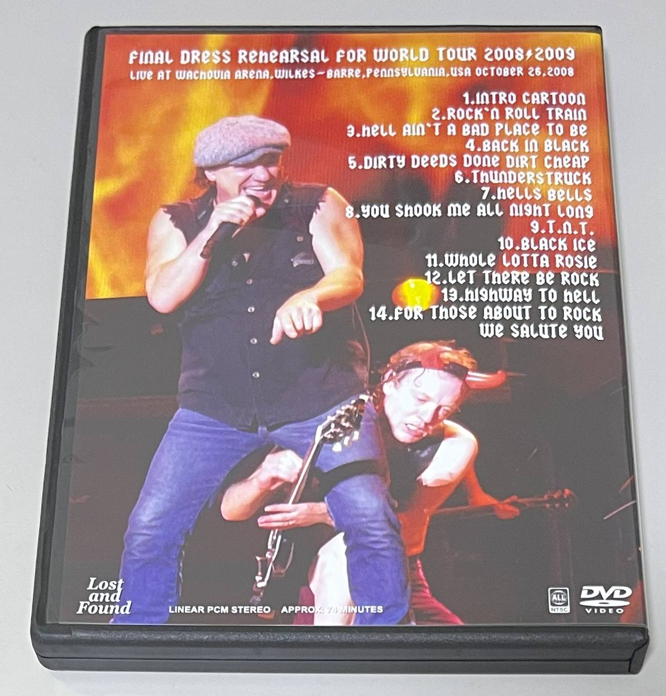 AC/DC / BLACK ICED PREMIERE (1DVD-R) LOST AND FOUND / LAF628