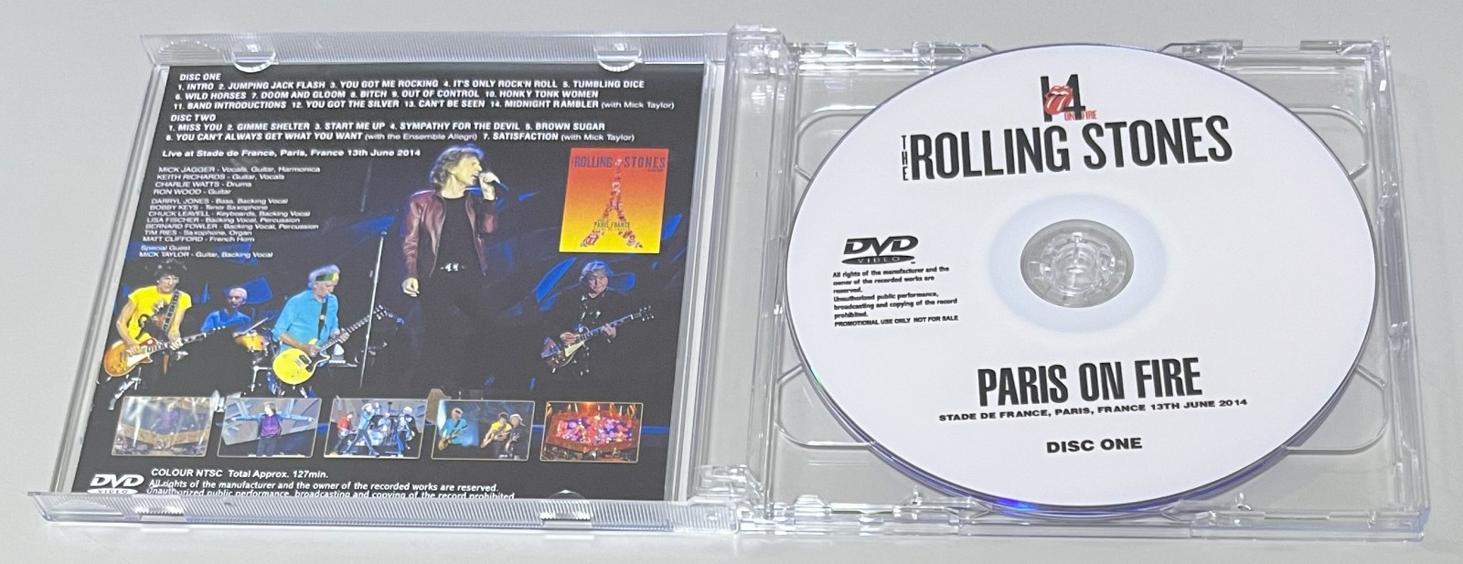 ROLLING STONES / PARIS ON FIRE (2DVD-R) GIFT TITTLE