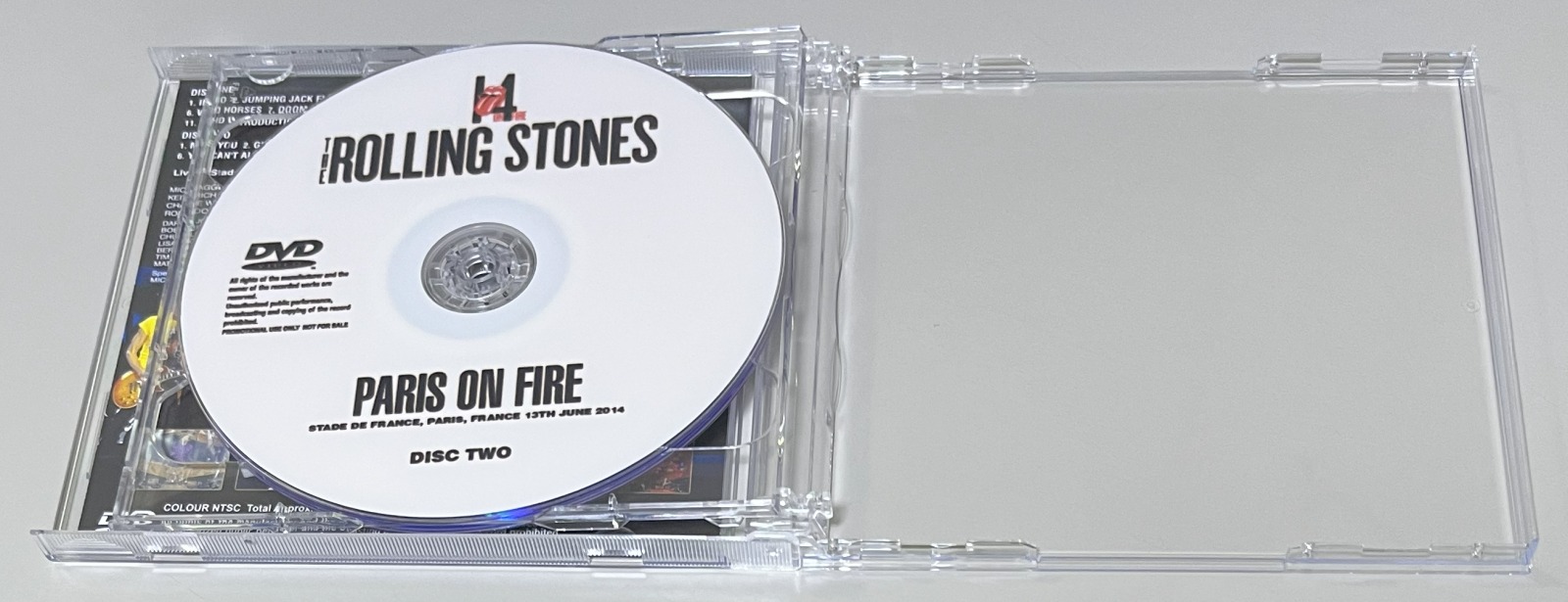 ROLLING STONES / PARIS ON FIRE (2DVD-R) GIFT TITTLE