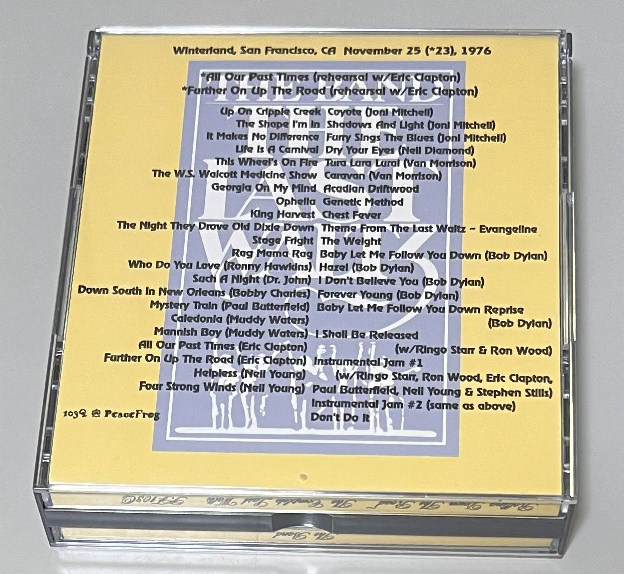 THE BAND / ROLLING DOWN THE ROAD - THE COMPLETE LAST WALTZ (4CD-R) PEACE FROG / PF-103Q