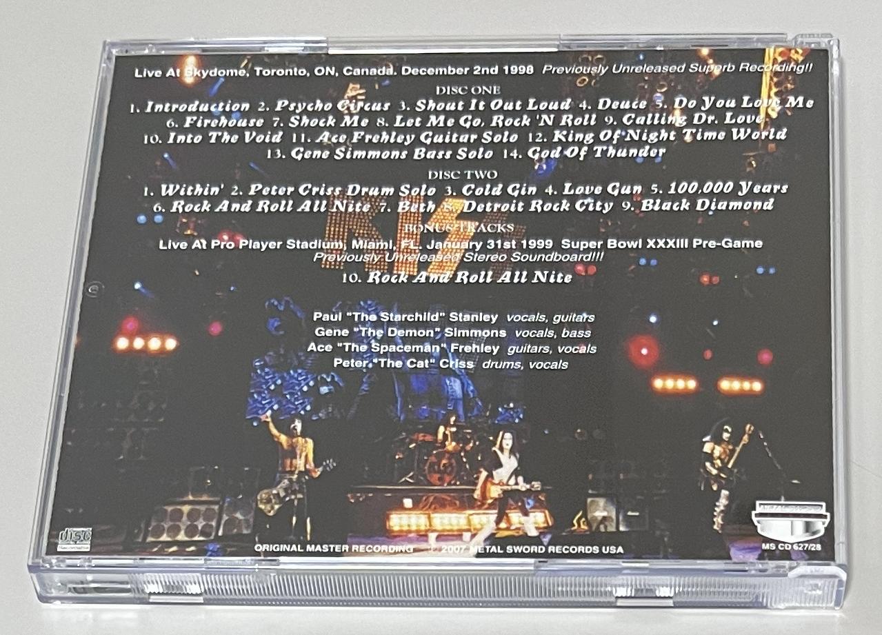KISS / LUXURIOUS CIRCUS (2CD-R) METAL SWORD RECORDS / MS CD 627/28
