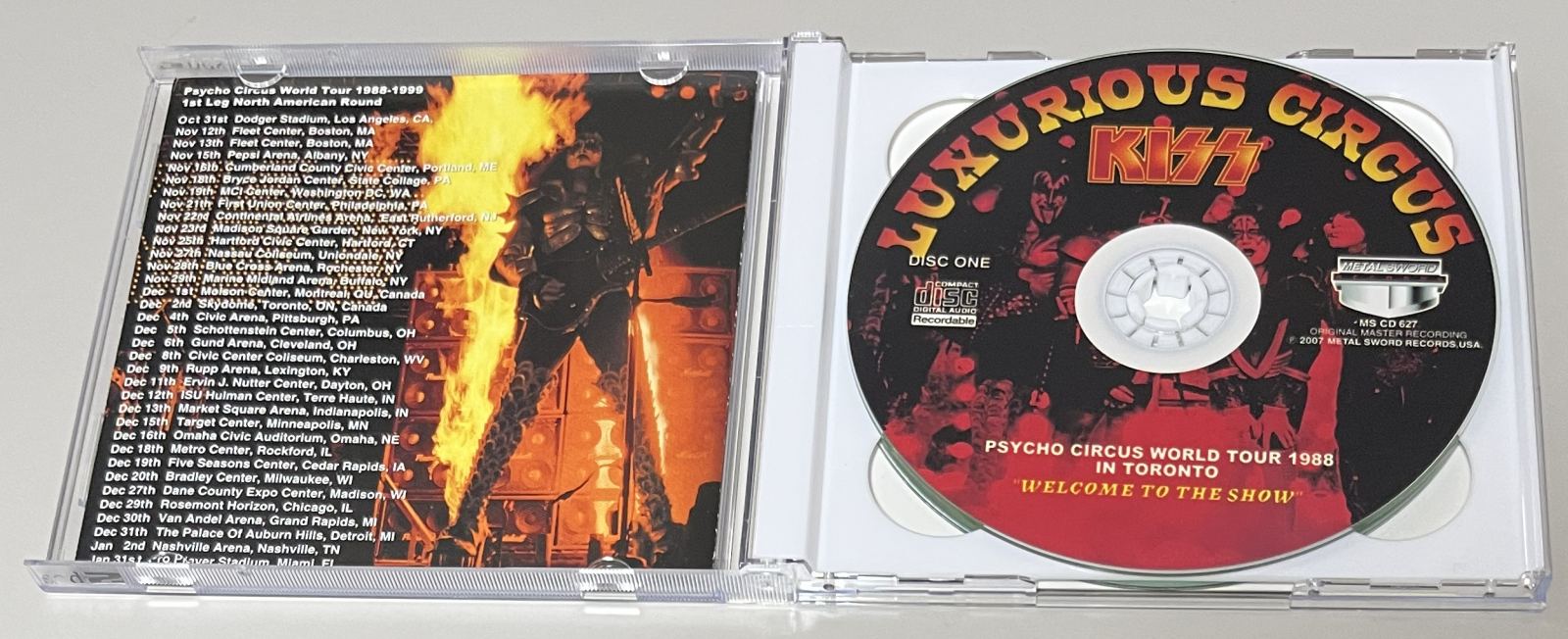 KISS / LUXURIOUS CIRCUS (2CD-R) METAL SWORD RECORDS / MS CD 627/28