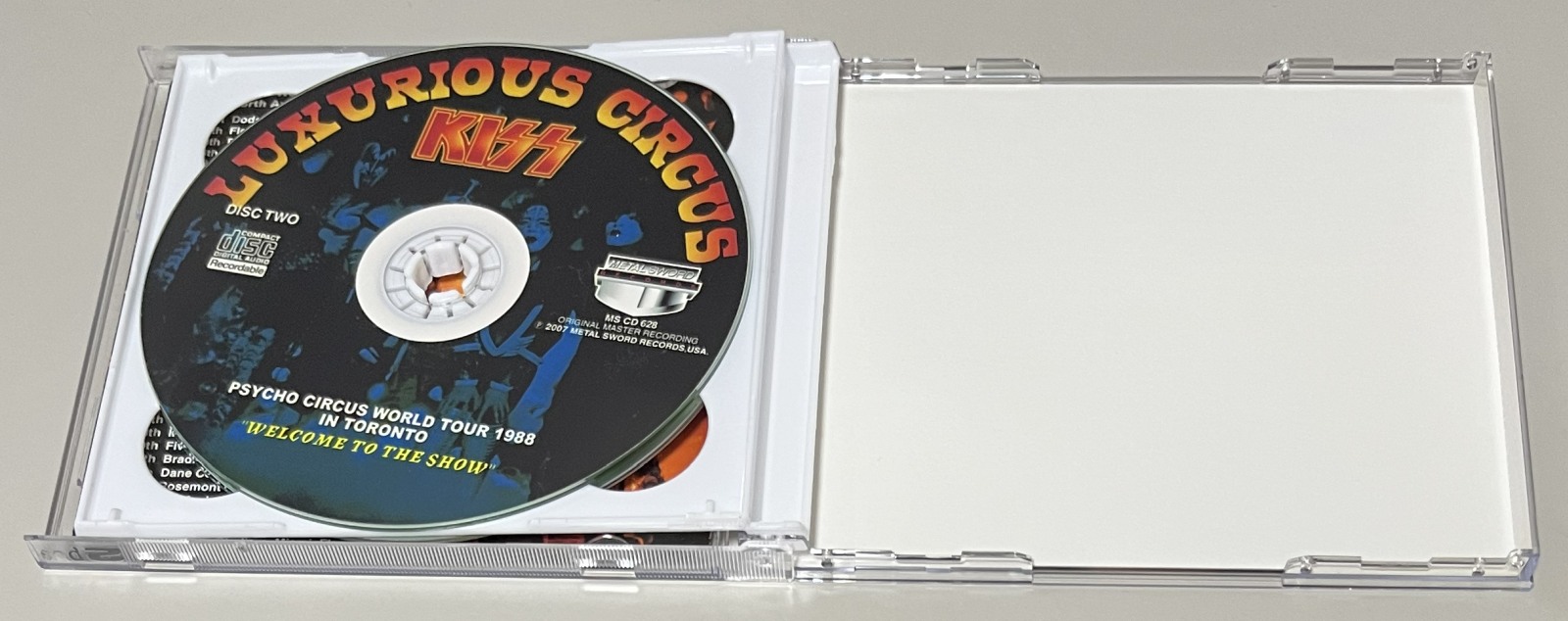 KISS / LUXURIOUS CIRCUS (2CD-R) METAL SWORD RECORDS / MS CD 627/28