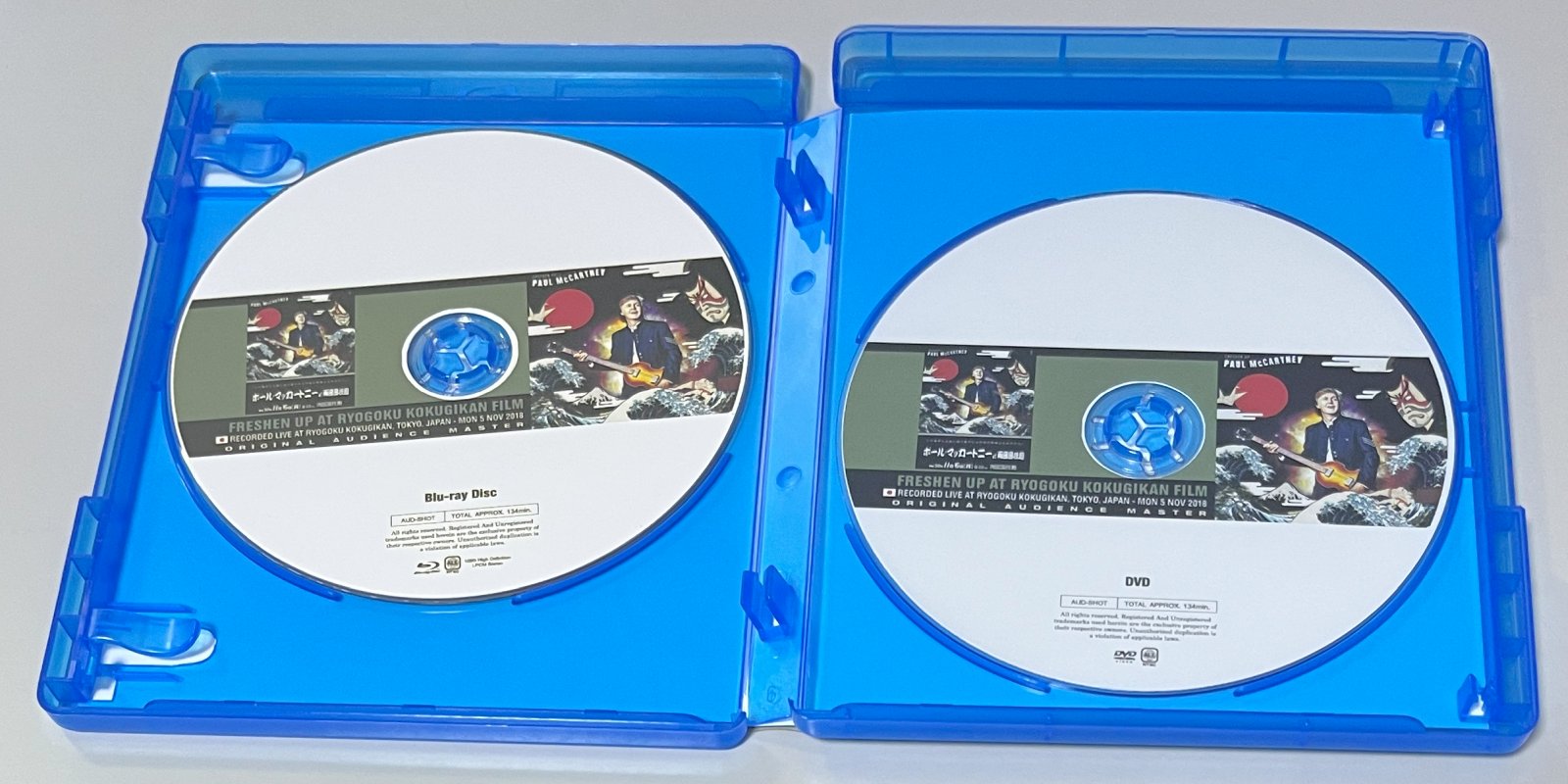 PAUL McCARTNEY / FRESHEN UP AT RYOGOKU KOKUGIKAN FILM: MON 5 NOV 2018 (1BDR+1DVDR) NO LABEL