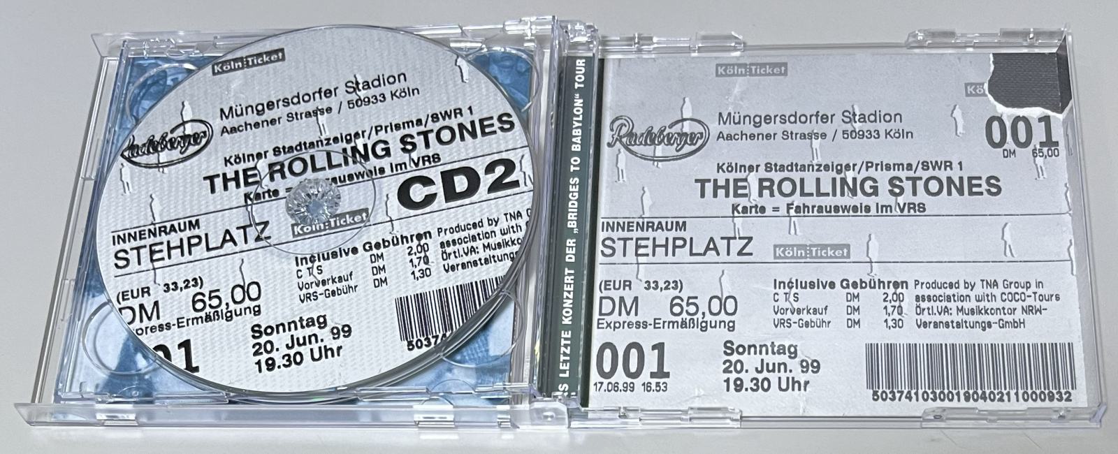 ROLLING STONES / KOLN (2CD) NO LABEL