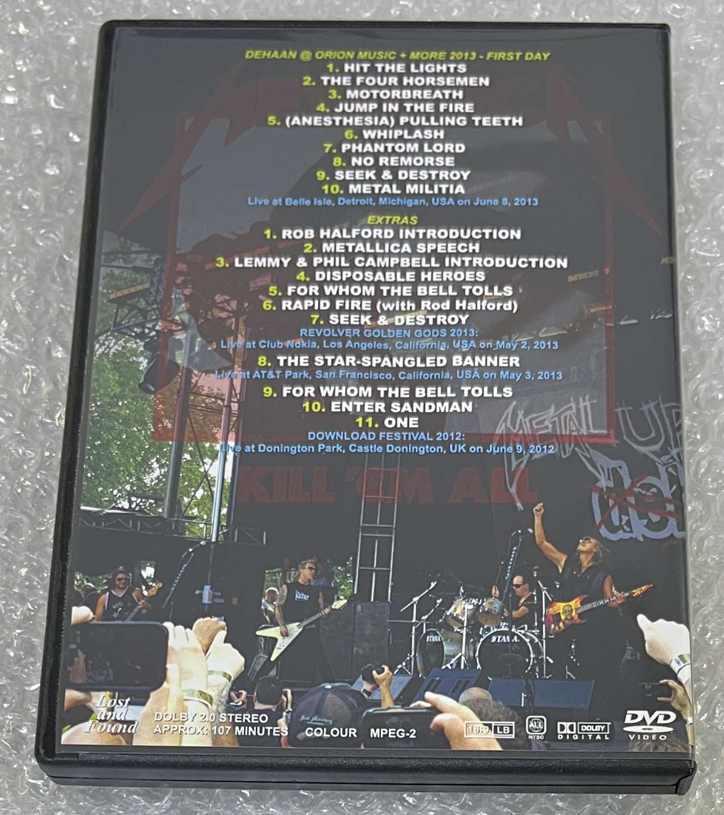 METALLICA / ORION MUSIC + MORE 2013 (1DVD-R) LOST AND FOUND / LAF1765