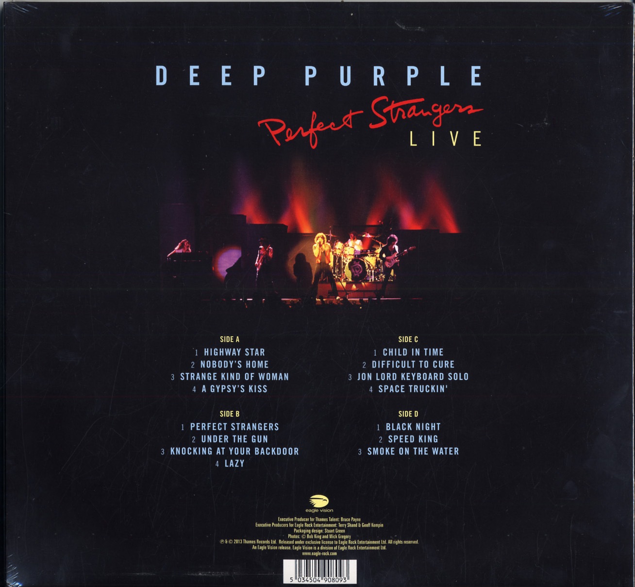 DEEP PURPLE / PERFECT STRANGERS LIVE (2LP+2CD+1DVD) EAGLE VISION / ERDVLP080