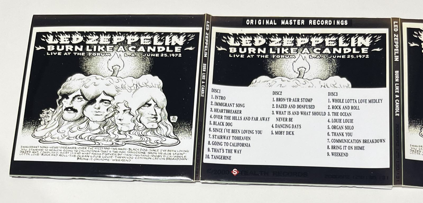 LED ZEPPELIN / BURN LIKE A CANDLE (3CD-R) STEALTH RECORDS