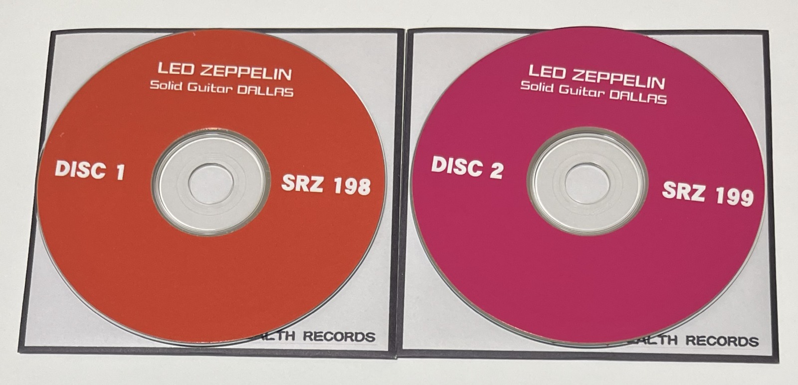 LED ZEPPELIN / SOLID GUITAR DALLAS (2CD-R) STEALTH RECORDS
